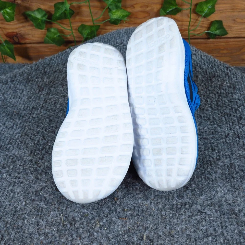 Adidas Lite Racer CLN Boys Running Sneakers Size 6C Toddler‎ Blue Mesh Athletic